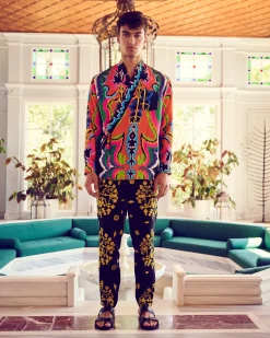 GEOMETRIA Men Asymetric Shirt Panos