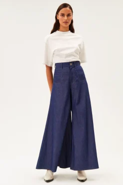 Kilimi Palazzo Pants Light Denim