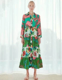 Loukoumi Volant Shirt Dress Eleni